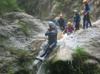 Iniciation canyoning